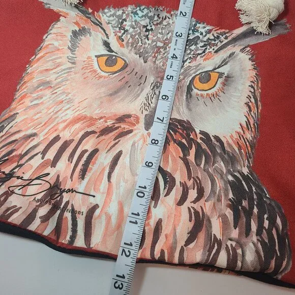Owl Canvas Book Tote – Angie Bryan Creations – Functional Art with Style - Picture 9 of 13